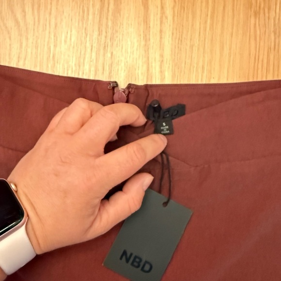 SOLD NEW NBD Denzel Pants in Chocolate Brown Size Small - Picture 4 of 6